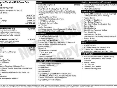 Used 2023 Toyota Tundra SR5 w/ SR5 Premium Package image 1