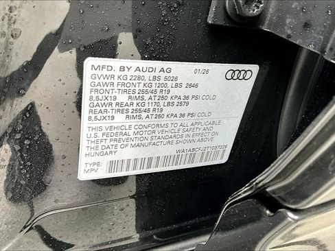 New 2026 Audi Q3 quattro 2.0T AWD/4WD image 8
