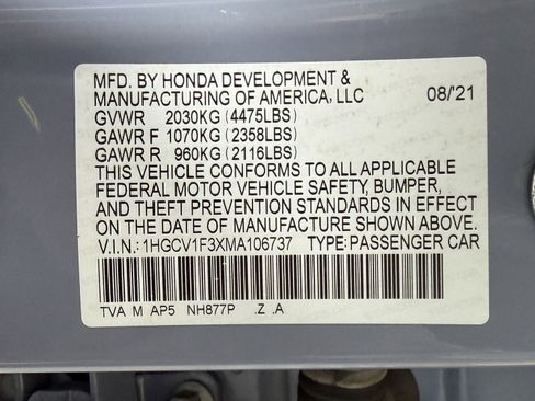 Used 2021 Honda Accord Sport image 14