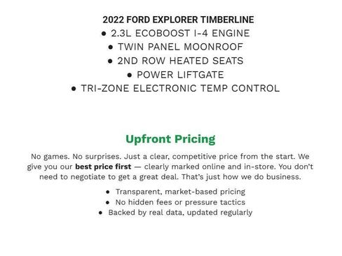 Used 2022 Ford Explorer Timberline AWD/4WD image 2