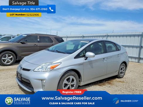 Used 2013 Toyota Prius Four w/ Deluxe Solar Roof Pkg FWD image 1