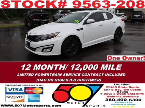 Used 2015 Kia Optima SX w/ SX Premium Technology Package FWD image 2