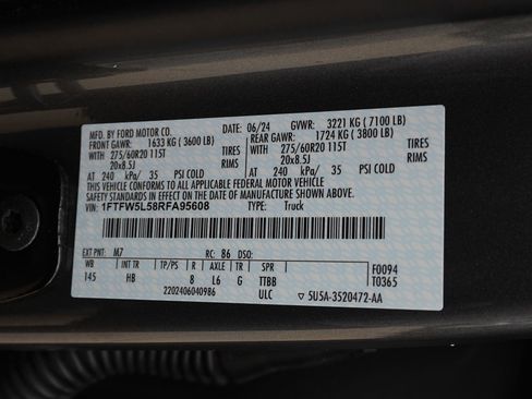 Used 2024 Ford F150 Lariat w/ Equipment Group 502A High image 35