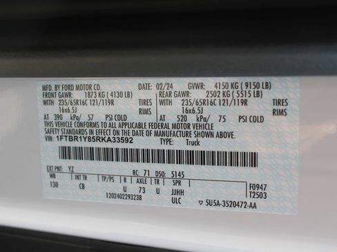 Certified 2024 Ford Transit 250 Base w/ Exterior Upgrade Package image 24