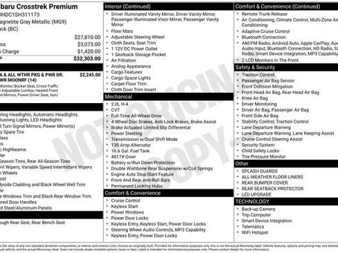 Certified 2025 Subaru Crosstrek 2.0i Premium image 5