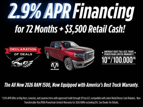 New 2026 RAM 1500 Big Horn AWD/4WD image 9