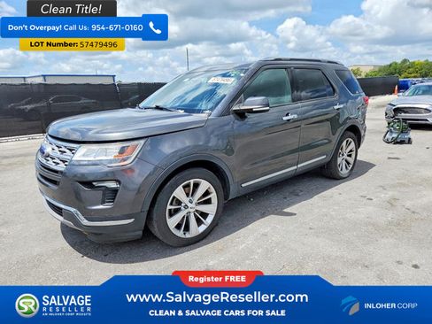 Used 2019 Ford Explorer Limited w/ Class III Trailer Tow Package FWD image 1