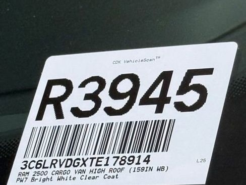New 2026 RAM ProMaster 2500 w/ Advanced Safety Group FWD image 34