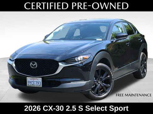 Certified 2026 MAZDA CX-30 AWD 2.5 S w/ Select Sport Pkg image 1