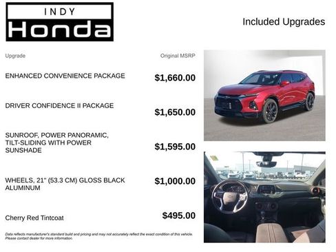 Used 2021 Chevrolet Blazer RS w/ Enhanced Convenience Package image 4