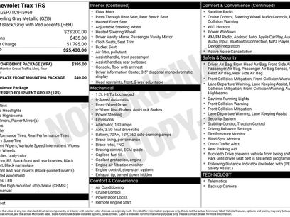 New 2026 Chevrolet Trax RS w/ Driver Confidence Package