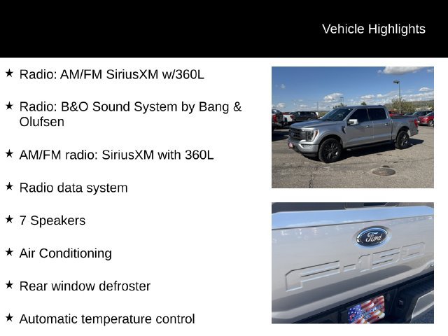 Used 2021 Ford F150 Lariat w/ Equipment Group 502A High AWD/4WD image 17