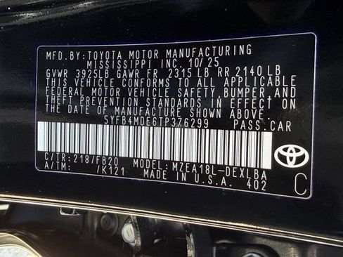 Used 2026 Toyota Corolla LE FWD image 25