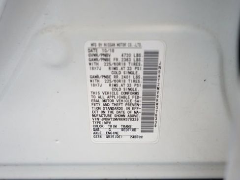 Used 2019 Nissan Rogue SV w/ Sun & Sound Touring Package image 27