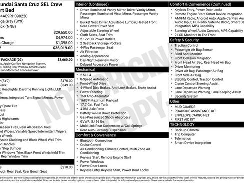 Used 2024 Hyundai Santa Cruz SEL w/ Activity Package FWD image 35