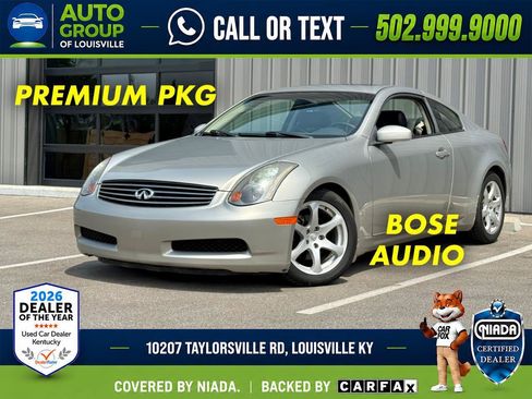 Used 2004 INFINITI G35 Coupe w/ Premium Pkg RWD image 1