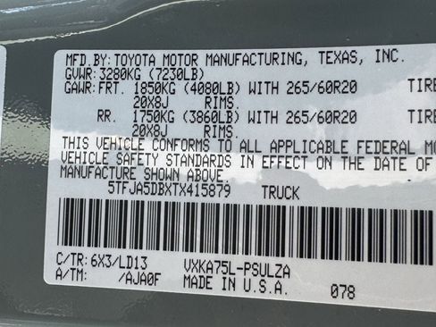 Used 2026 Toyota Tundra Limited w/ Power Package AWD/4WD image 33