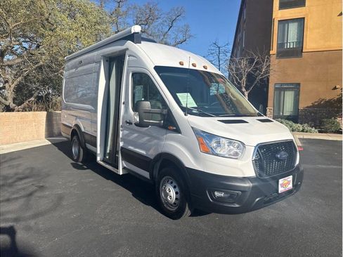 Used 2022 Ford Transit 350 148 High Roof Extended DRW w/ Exterior Upgrade Package RWD image 5