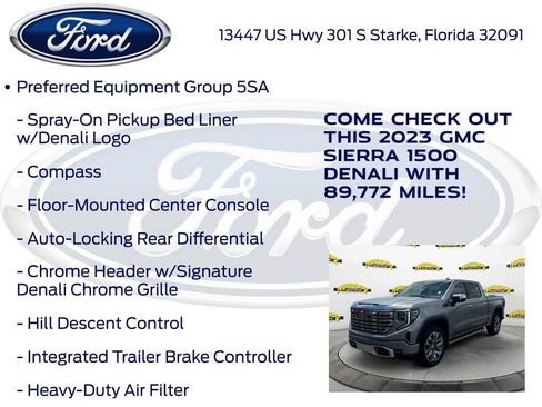 Used 2023 GMC Sierra 1500 Denali w/ Denali Reserve Package AWD/4WD image 30