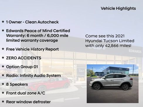 Used 2021 Hyundai Tucson Limited AWD/4WD image 11