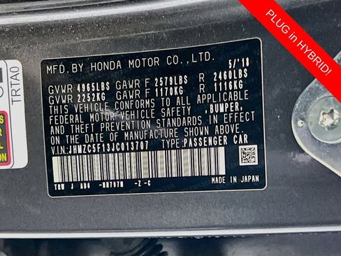 Used 2018 Honda Clarity Plug-In Hybrid image 13