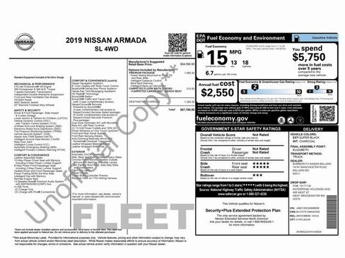 Used 2019 Nissan Armada SL w/ Premium Package image 3