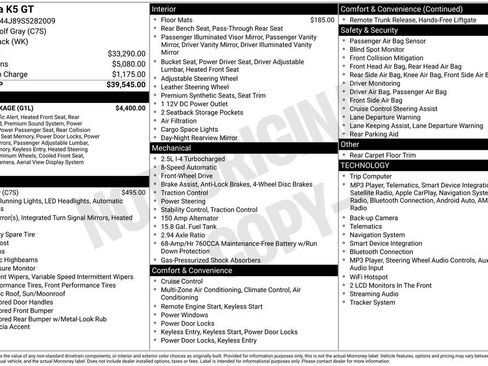 Used 2025 Kia K5 GT w/ GT1 Package FWD image 5