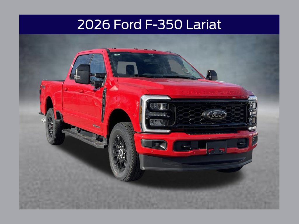 New 2026 Ford F350 Lariat w/ Black Appearance Package AWD/4WD 360° Tour