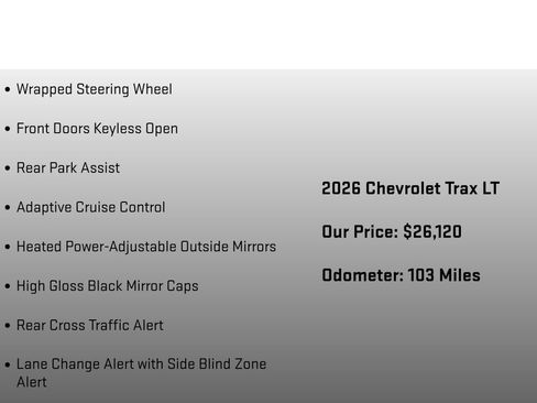Used 2026 Chevrolet Trax LT w/ Driver Confidence Package FWD image 24