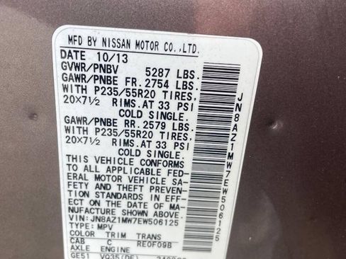 Used 2014 Nissan Murano LE w/ Platinum Edition Package AWD/4WD image 33