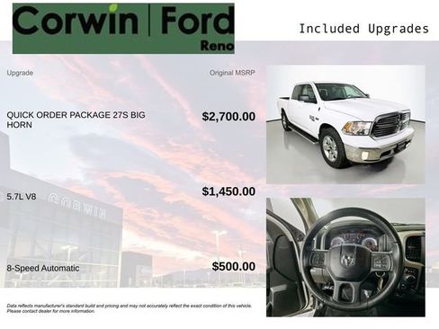 Used 2019 RAM 1500 Big Horn image 3