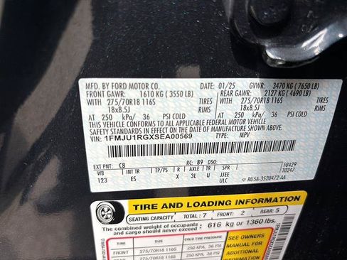 Certified 2025 Ford Expedition Tremor AWD/4WD image 21