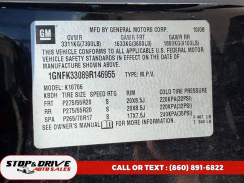 Used 2009 Chevrolet Tahoe LTZ AWD/4WD image 21
