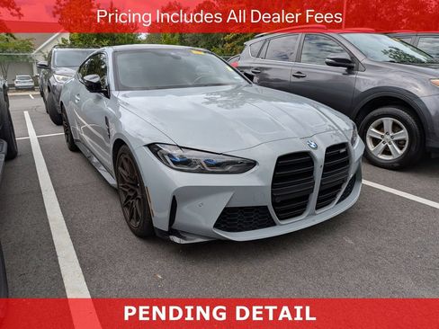 Used 2021 BMW M4 Coupe w/ Executive Package RWD image 1