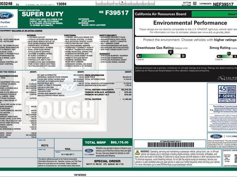 Used 2022 Ford F350 Lariat w/ Tremor Off-Road Package image 40