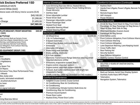 Used 2025 Buick Enclave Preferred image 23