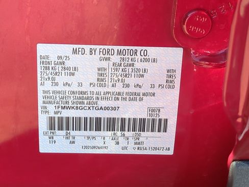 Used 2026 Ford Explorer ST w/ Sun And Sound Package image 34