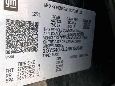 Used 2022 Cadillac Escalade Sport Platinum w/ LPO, ONYX Package AWD/4WD image 10