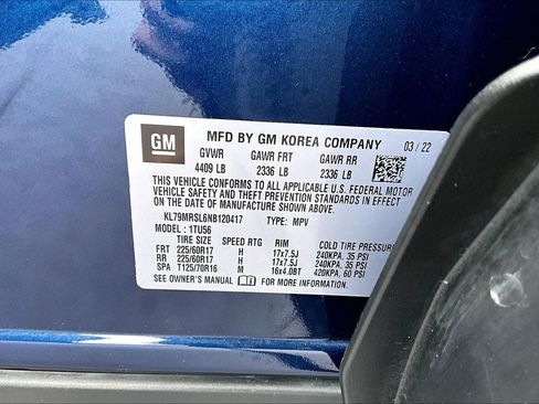 Certified 2022 Chevrolet TrailBlazer LT w/ Driver Confidence Package image 25