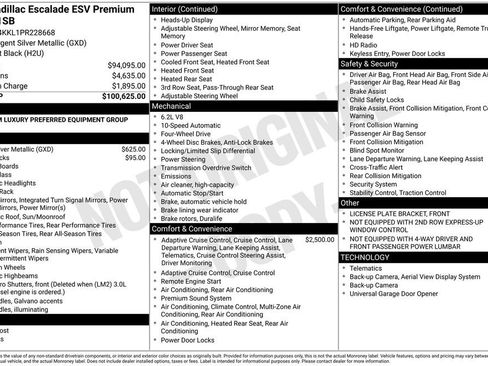 Used 2023 Cadillac Escalade ESV Premium Luxury image 9