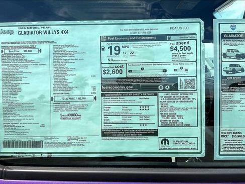 New 2026 Jeep Gladiator Willys image 16