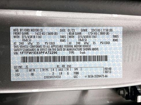 Certified 2023 Ford F150 XLT w/ Equipment Group 302A High AWD/4WD image 36