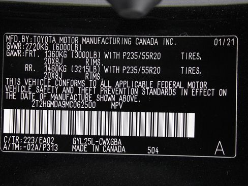 Used 2021 Lexus RX 450h AWD w/ Premium Package image 93