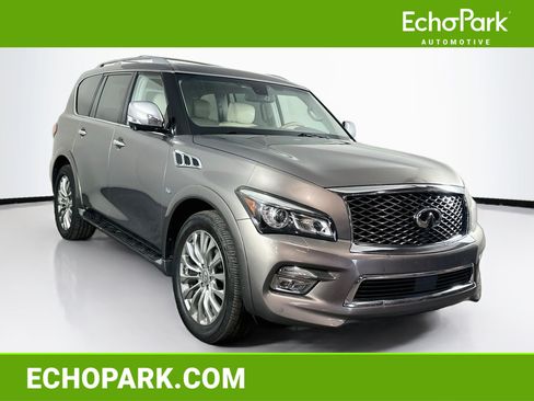 Used 2016 INFINITI QX80 4WD w/ Deluxe Technology Package image 1