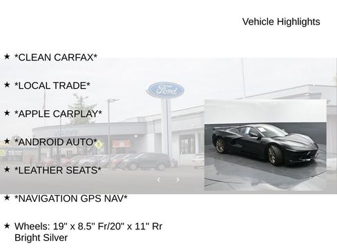 Used 2024 Chevrolet Corvette Stingray Coupe w/ 1LT image 19