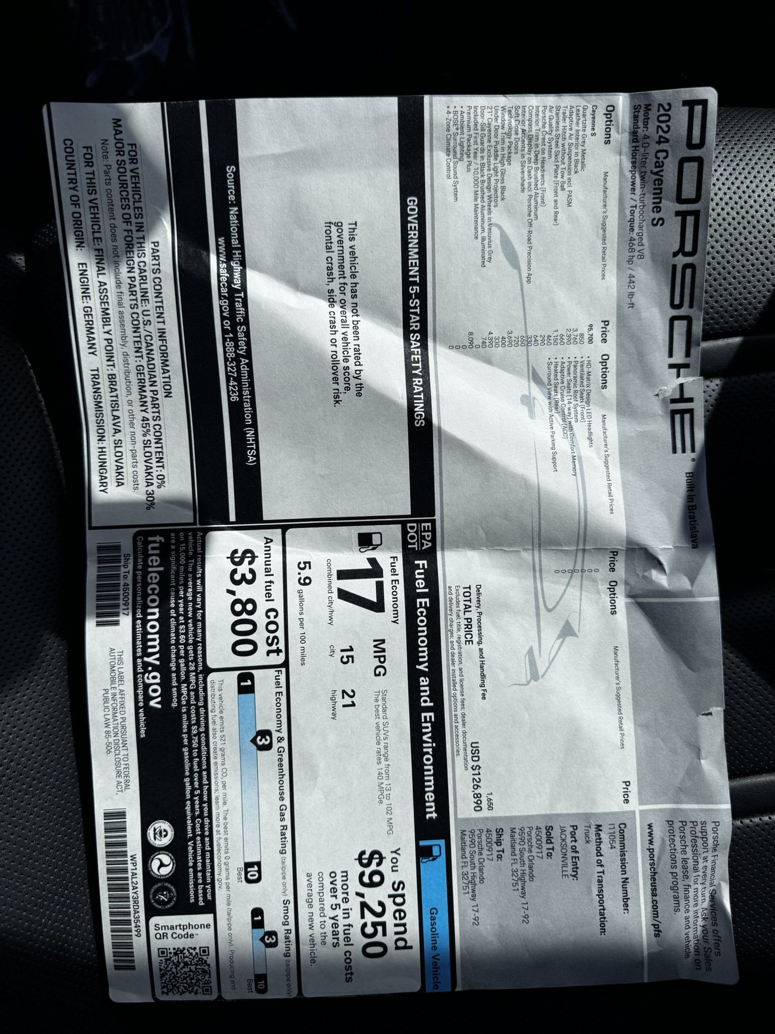 Certified 2024 Porsche Cayenne S AWD/4WD image 35