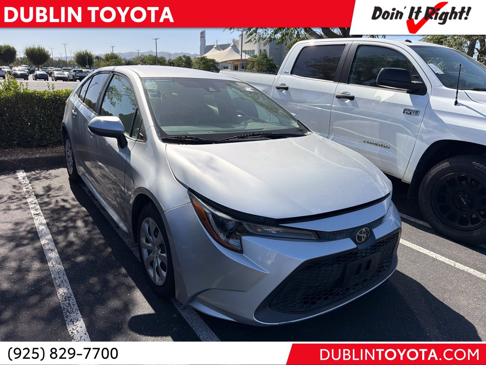 Certified 2021 Toyota Corolla LE FWD image 1