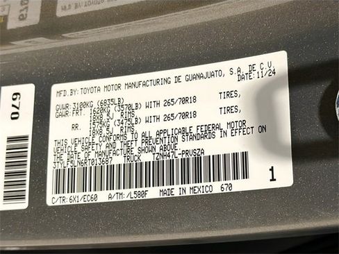 Used 2024 Toyota Tacoma Limited image 27
