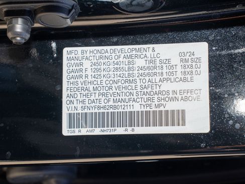 Certified 2024 Honda Passport TrailSport image 40