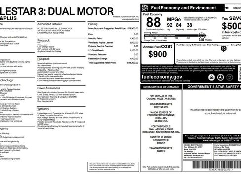 Used 2025 Polestar Polestar 3 image 1
